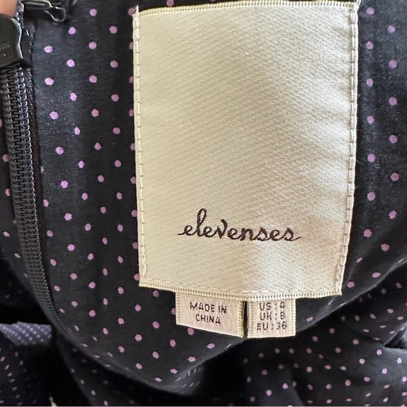 Anthropologie Elevenses Black Cold Shoulder Romper - Picture 6 of 6